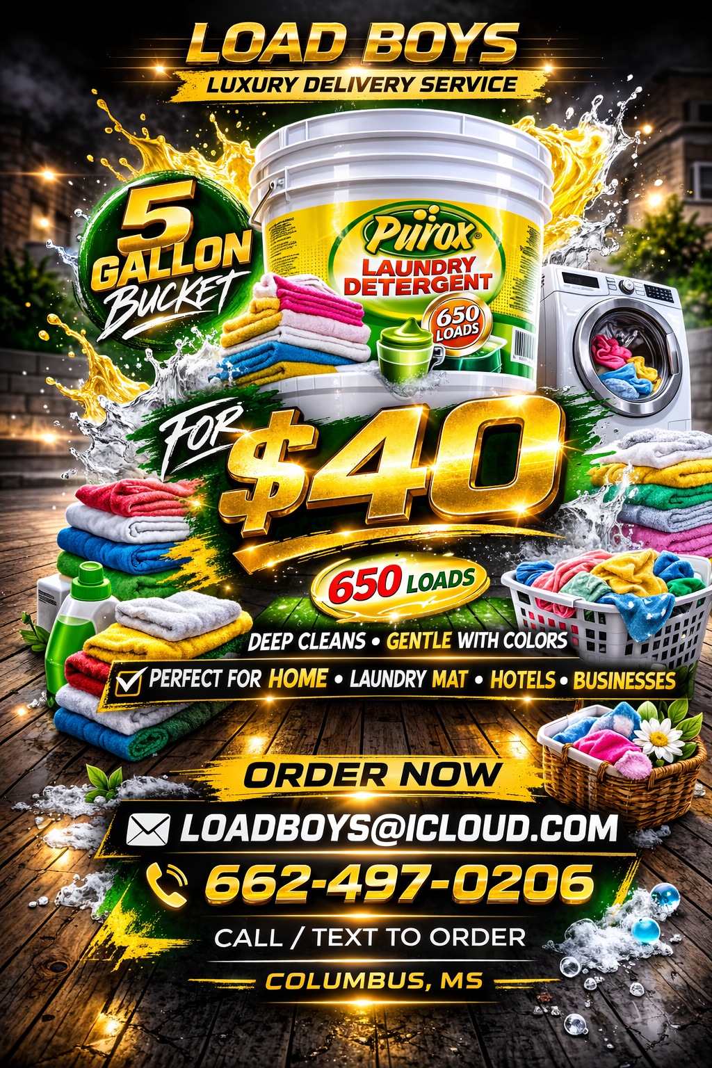 LOAD BOYS DETERGENT